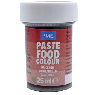 Picture of BRICK RED PASTE COLOUR EDIBLE 25G